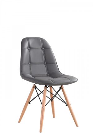 Herman Arm Chair,  Finch Grey Cotton